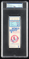 Ozzie Smith Signed 1982 World Series Game Ticket (PSA Auto 10) at PristineAuction.com