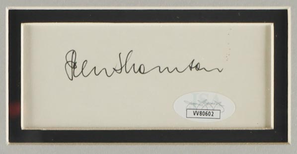 Peter Thomson Signed Custom Framed Cut Display (JSA) at PristineAuction.com Peter Thomson Signed Custom Framed Cut Display (JSA) at PristineAuction.com