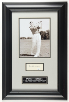 Peter Thomson Signed Custom Framed Cut Display (JSA) at PristineAuction.com