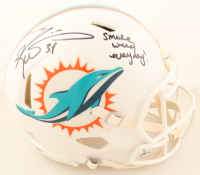 Ricky Williams Signed Dolphins Full-Size Authentic On-Field Speed Helmet Inscribed "Smoke Weed Everyday!" (JSA) at PristineAuction.com
