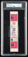 Ozzie Smith Signed 1987 World Series Game Ticket (PSA Auto 10) at PristineAuction.com