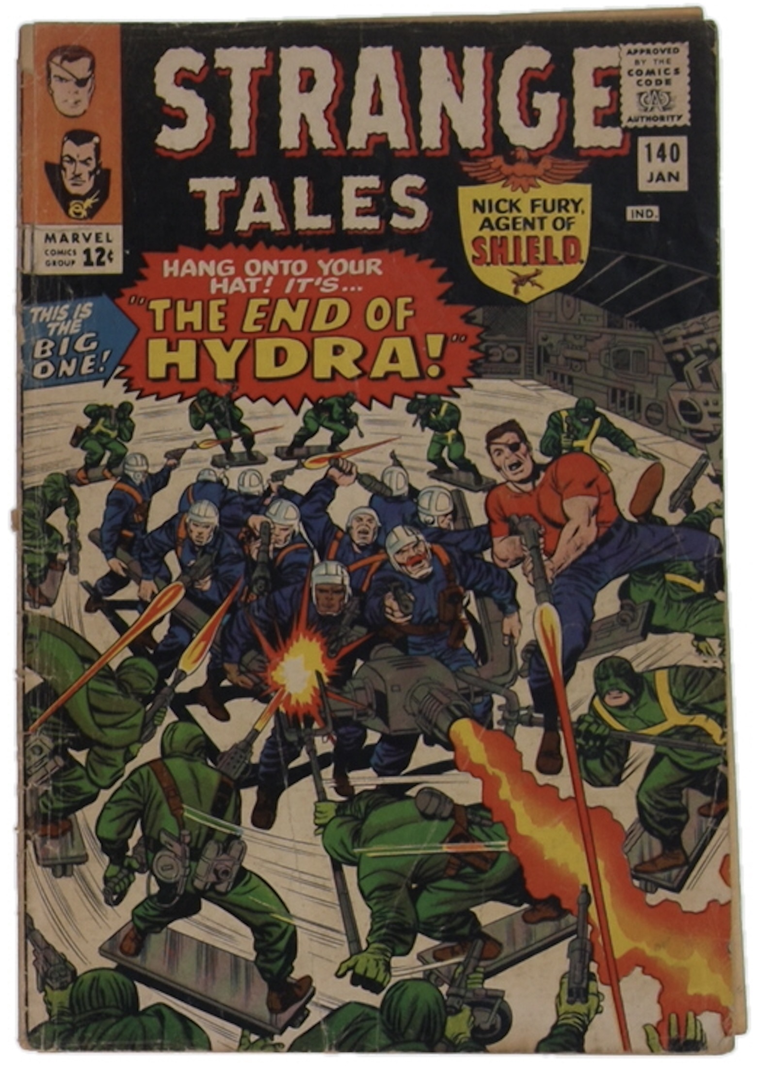 1966 "Strange Tales" Issue #140 Marvel Comic Book at PristineAuction.com 1966 "Strange Tales" Issue #140 Marvel Comic Book at PristineAuction.com