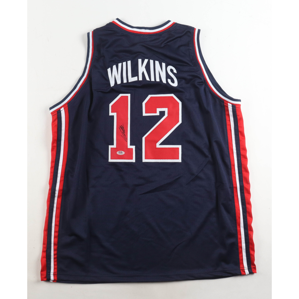 Dominique Wilkins Signed Jersey (PSA) at PristineAuction.com