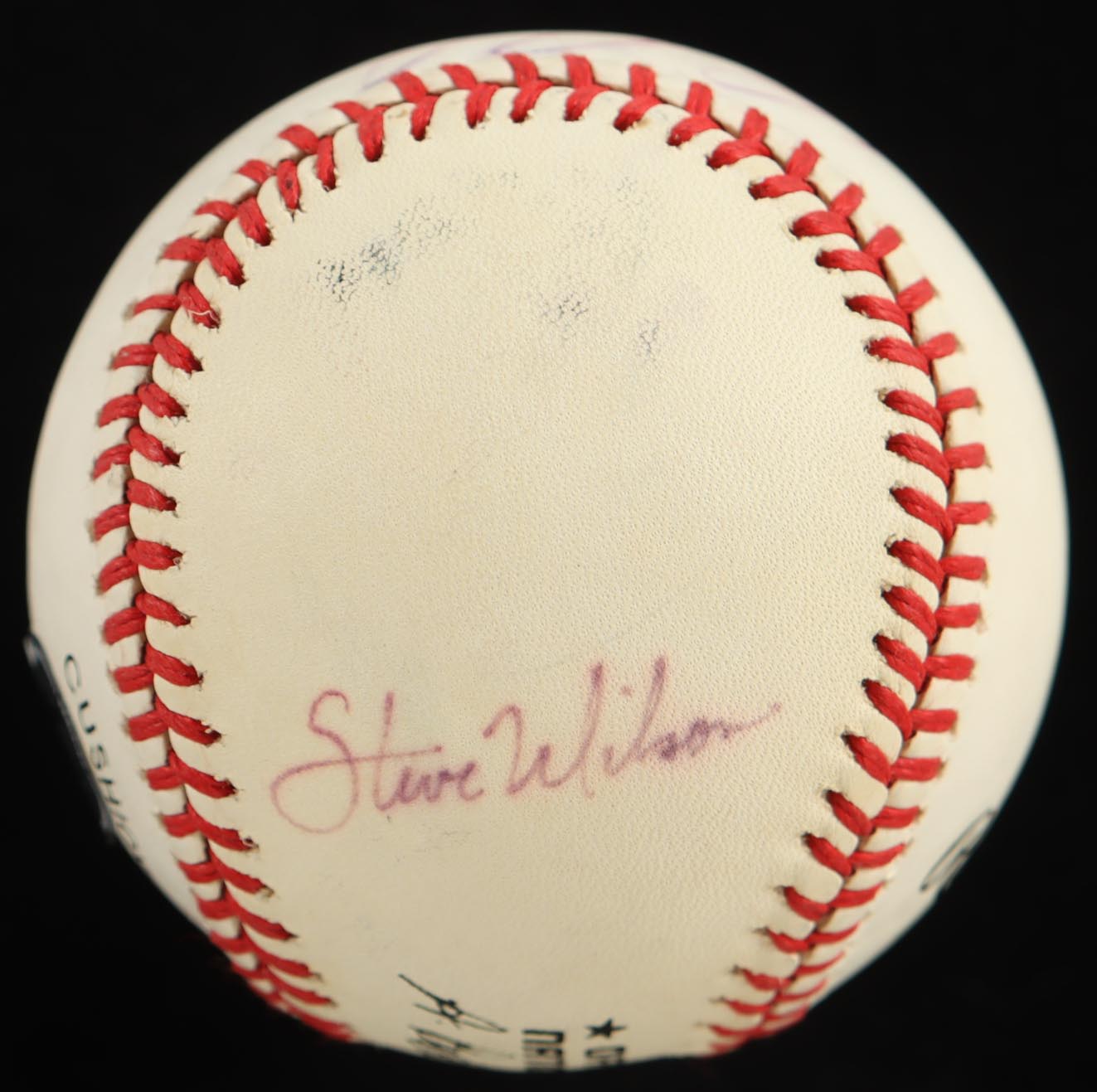 1989 Cubs ONL Baseball Signed by Steve Wilson, Mike Bielecki & Joe Girardi (Beckett) at PristineAuction.com 1989 Cubs ONL Baseball Signed by Steve Wilson, Mike Bielecki & Joe Girardi (Beckett) at PristineAuction.com