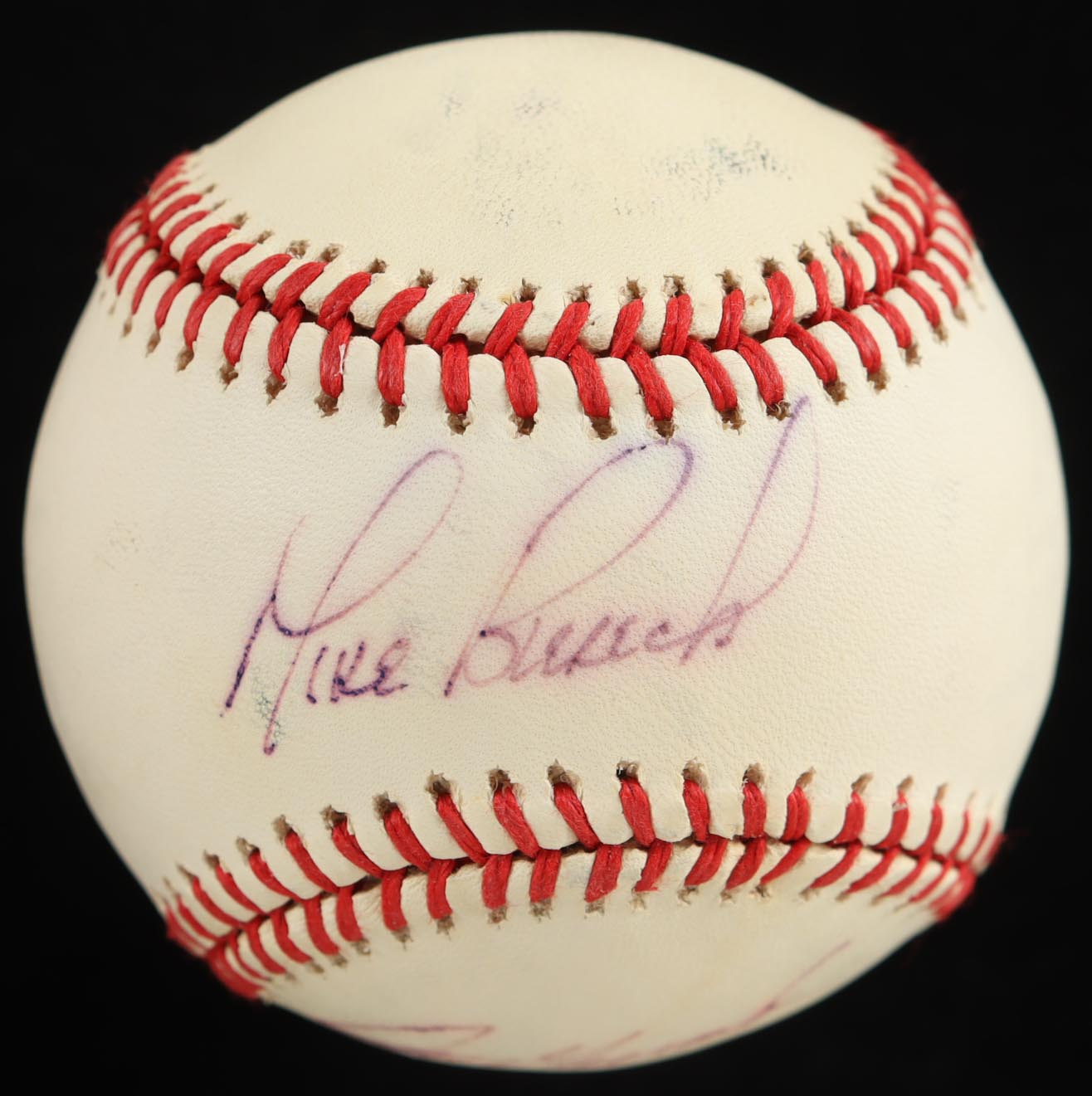 1989 Cubs ONL Baseball Signed by Steve Wilson, Mike Bielecki & Joe Girardi (Beckett) at PristineAuction.com 1989 Cubs ONL Baseball Signed by Steve Wilson, Mike Bielecki & Joe Girardi (Beckett) at PristineAuction.com