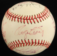 1989 Giants & Cubs ONL Baseball Signed by (15) with Andre Dawson, Trevor Wilson, Robby Thompson, Roger Craig (Beckett) at PristineAuction.com