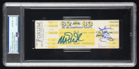 Magic Johnson & Larry Bird Signed 1982-83 NBA Playoffs Original Game Ticket (PSA Auto 10) at PristineAuction.com