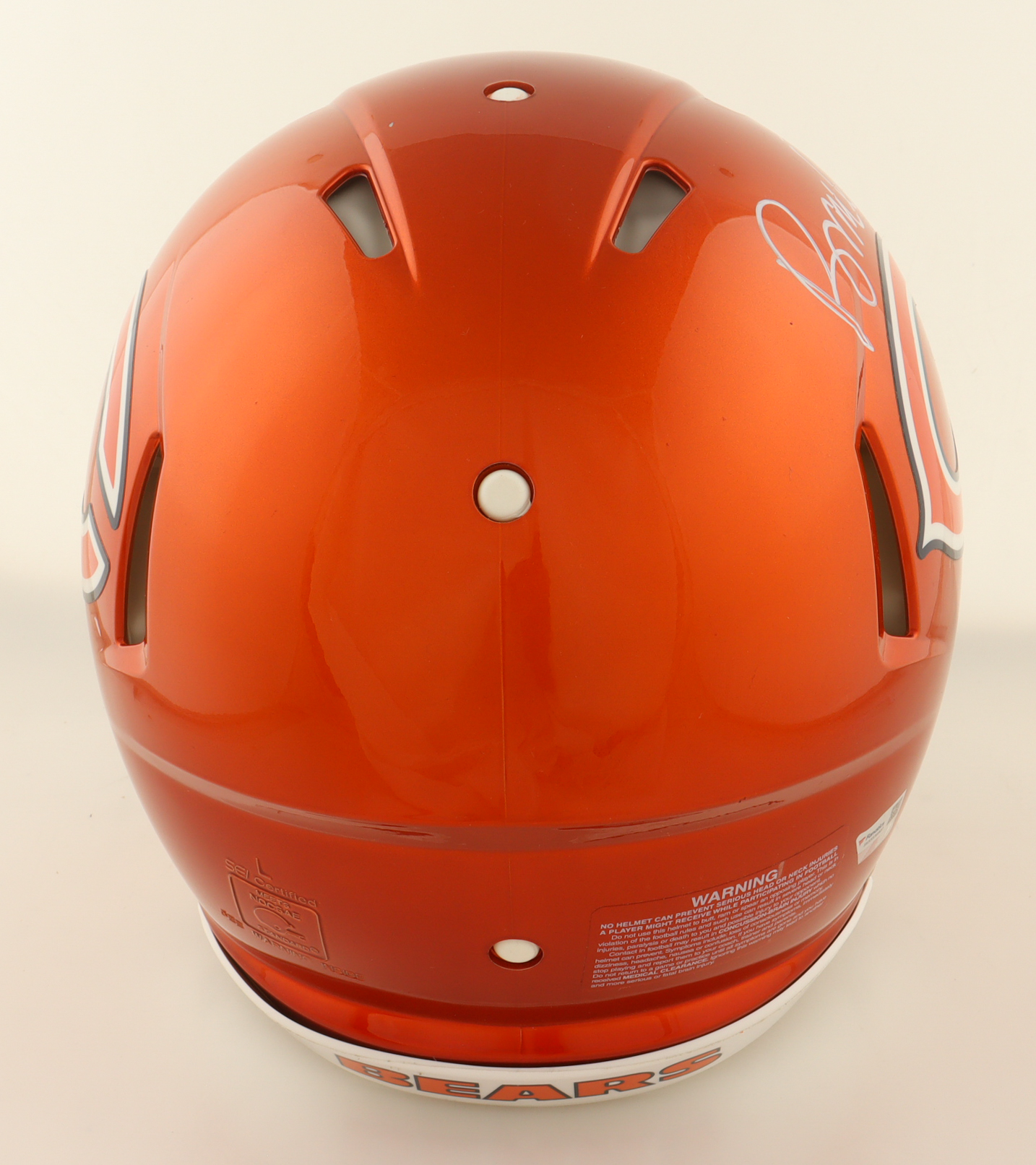 Rome Odunze Signed Bears Full-Size Authentic On-Field Flash Alternate Speed Helmet (Fanatics) at PristineAuction.com Rome Odunze Signed Bears Full-Size Authentic On-Field Flash Alternate Speed Helmet (Fanatics) at PristineAuction.com