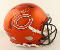 Rome Odunze Signed Bears Full-Size Authentic On-Field Flash Alternate Speed Helmet (Fanatics) at PristineAuction.com