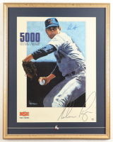 Nolan Ryan Signed "5,000 Strikeout" Custom Framed Lithograph Display (PSA) at PristineAuction.com