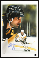 Paul Coffey Signed Penguins 12x18 Numbered Lithograph (COJO) at PristineAuction.com