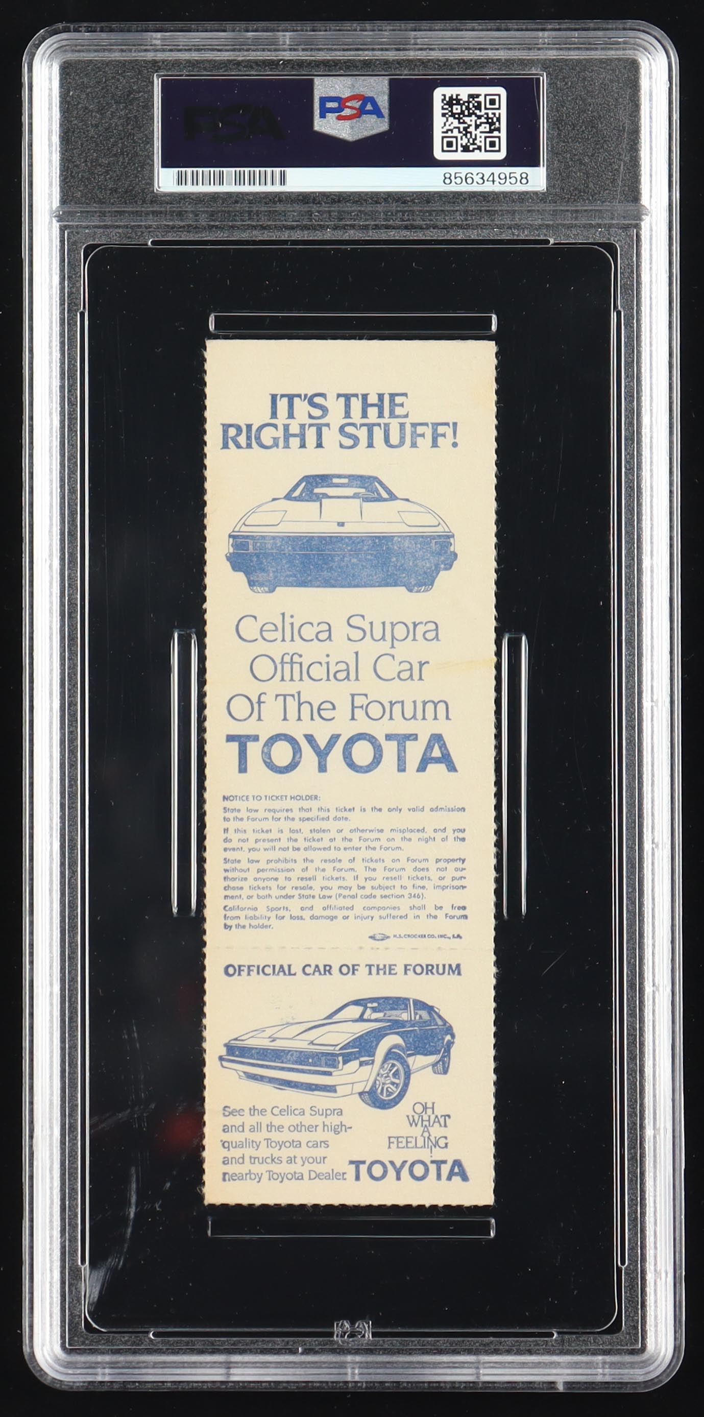 Magic Johnson & Julius Erving Signed 1981-82 NBA Playoffs Original Game Ticket (PSA Auto 10) at PristineAuction.com Magic Johnson & Julius Erving Signed 1981-82 NBA Playoffs Original Game Ticket (PSA Auto 10) at PristineAuction.com