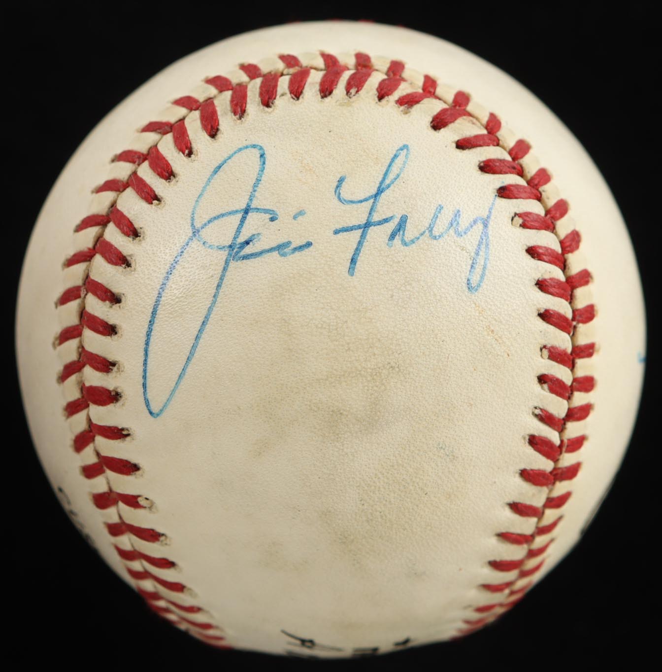 1989 MLB Players & Personnel ONL Baseball Signed by Kevin Bass, Jim Frey & Lloyd McClendon (Beckett) at PristineAuction.com 1989 MLB Players & Personnel ONL Baseball Signed by Kevin Bass, Jim Frey & Lloyd McClendon (Beckett) at PristineAuction.com