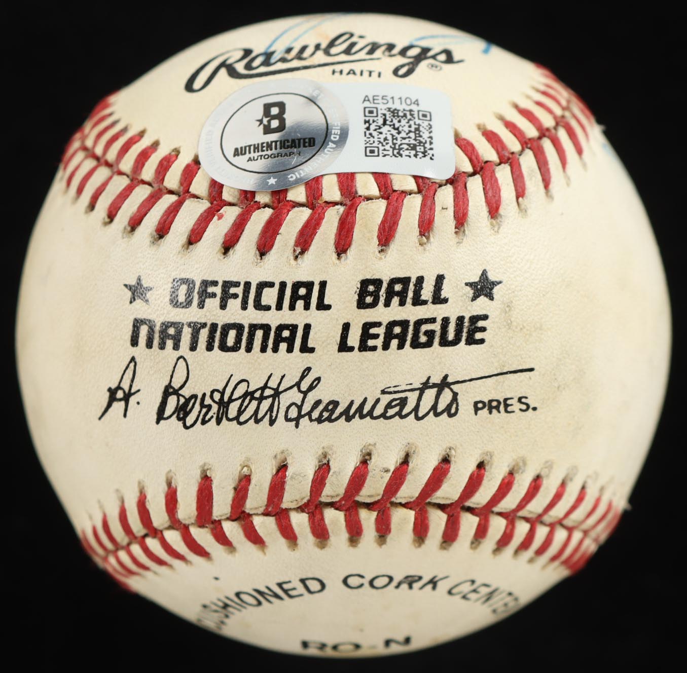 1989 MLB Players & Personnel ONL Baseball Signed by Kevin Bass, Jim Frey & Lloyd McClendon (Beckett) at PristineAuction.com 1989 MLB Players & Personnel ONL Baseball Signed by Kevin Bass, Jim Frey & Lloyd McClendon (Beckett) at PristineAuction.com