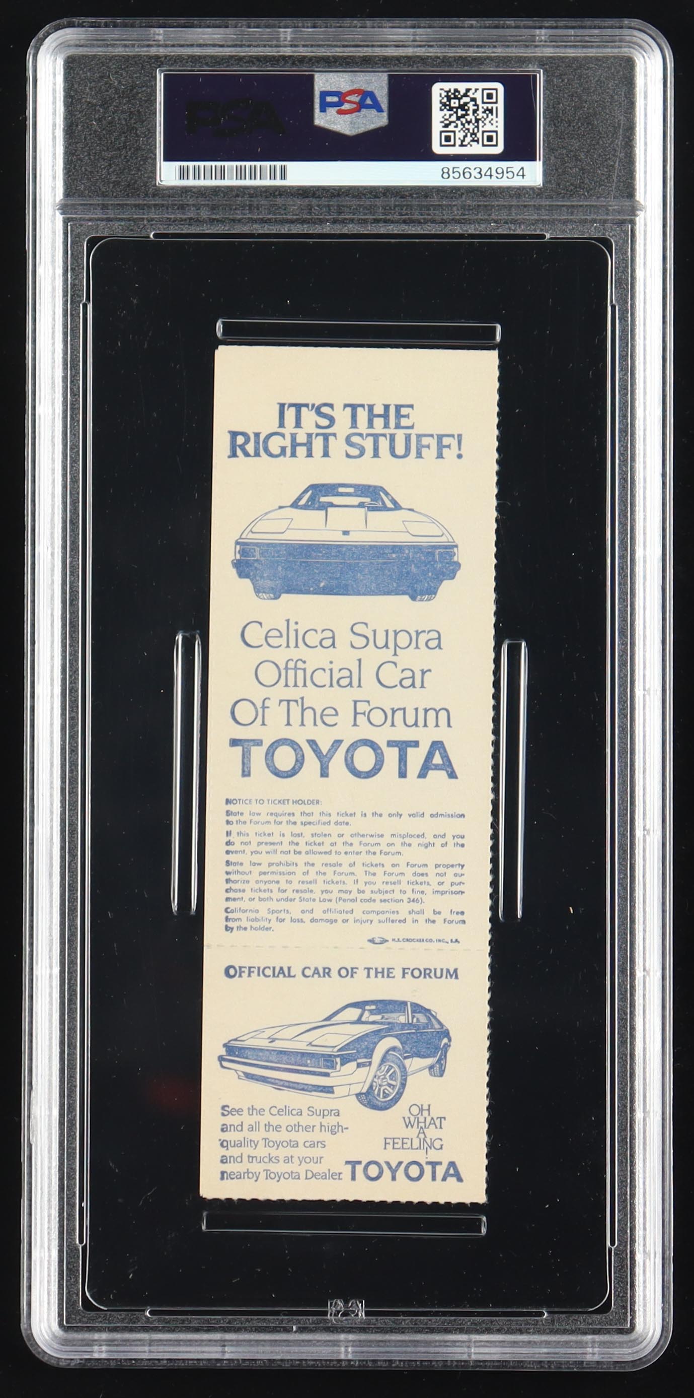 Magic Johnson & Julius Erving Signed 1981-82 NBA Playoffs Original Game Ticket (PSA Auto 10) at PristineAuction.com Magic Johnson & Julius Erving Signed 1981-82 NBA Playoffs Original Game Ticket (PSA Auto 10) at PristineAuction.com