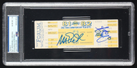 Magic Johnson & Julius Erving Signed 1981-82 NBA Playoffs Original Game Ticket (PSA Auto 10) at PristineAuction.com
