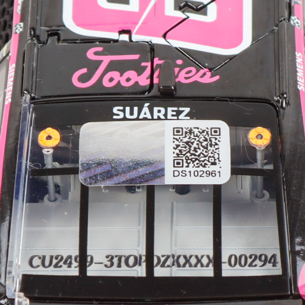 Daniel Suarez Signed 2024 #99 Tootsies Orchid Lounge Pink Camaro ZL1 | 1:24 Diecast Car (PA) at PristineAuction.com Daniel Suarez Signed 2024 #99 Tootsies Orchid Lounge Pink Camaro ZL1 | 1:24 Diecast Car (PA) at PristineAuction.com