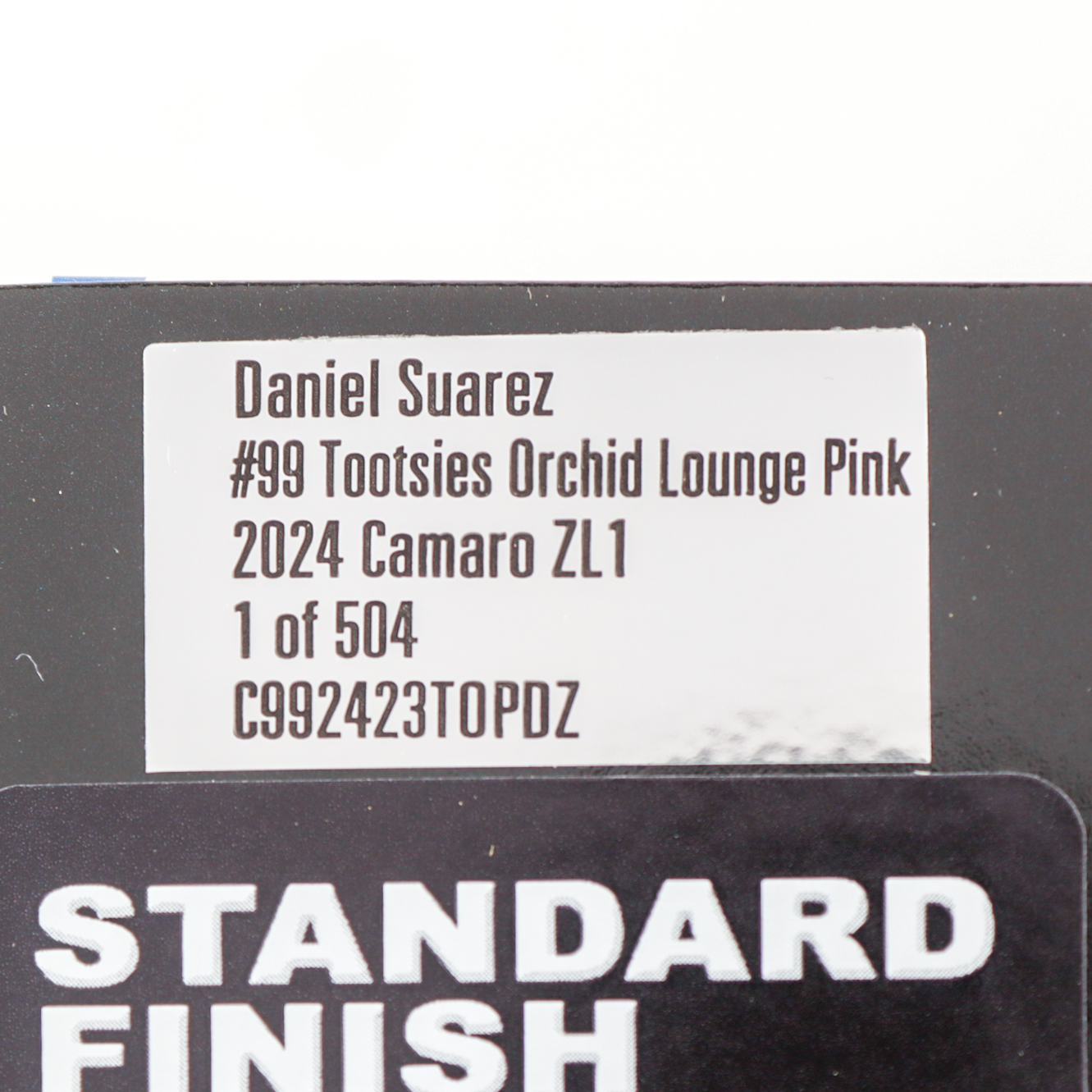 Daniel Suarez Signed 2024 #99 Tootsies Orchid Lounge Pink Camaro ZL1 | 1:24 Diecast Car (PA) at PristineAuction.com Daniel Suarez Signed 2024 #99 Tootsies Orchid Lounge Pink Camaro ZL1 | 1:24 Diecast Car (PA) at PristineAuction.com