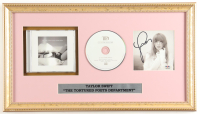 Taylor Swift Signed Custom Framed "The Tortured Poets Department" CD Album Insert Display With Disc Case (PSA) at PristineAuction.com