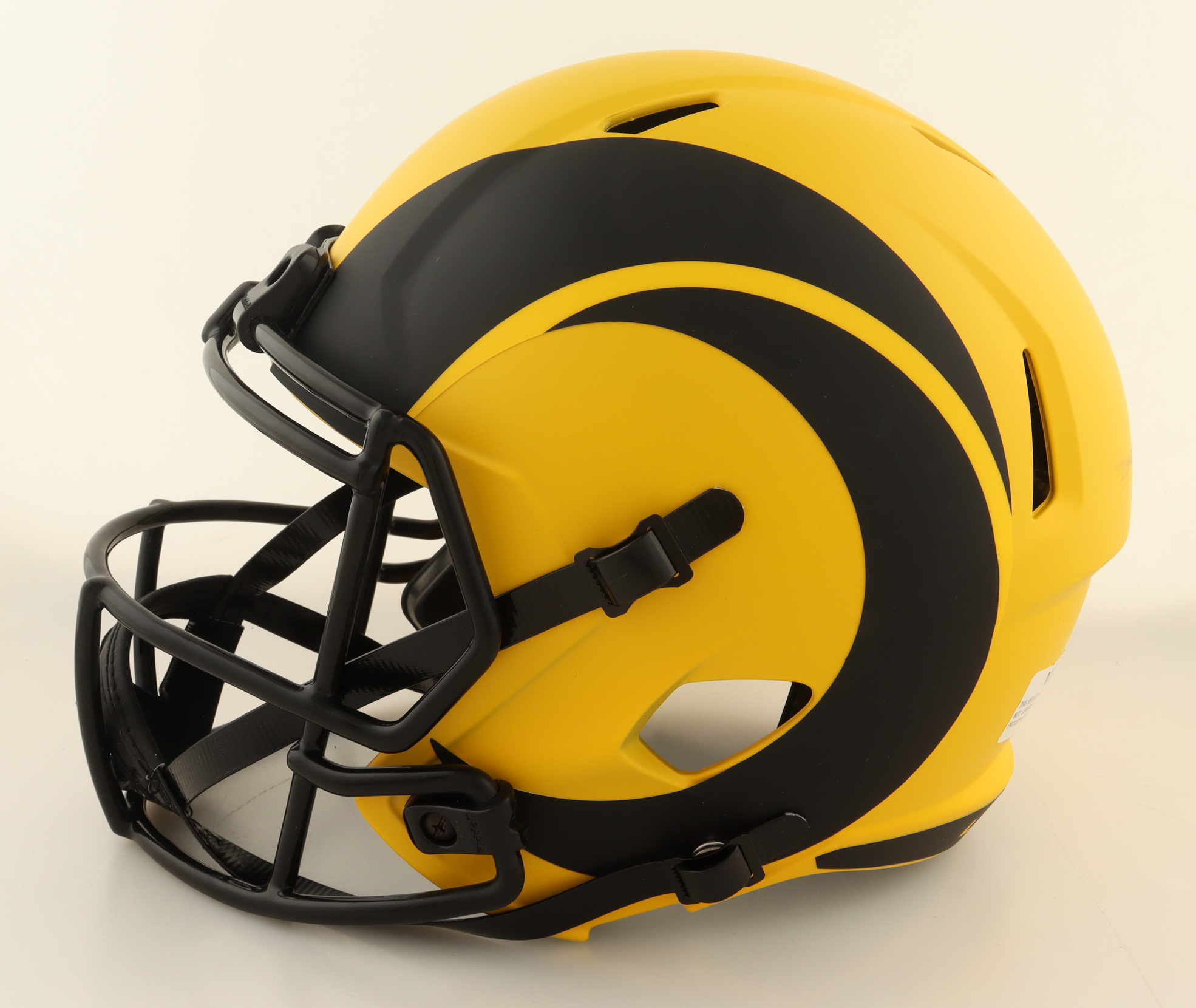 Kurt Warner Signed Rams Full-Size Rave Speed Helmet (Beckett) at PristineAuction.com Kurt Warner Signed Rams Full-Size Rave Speed Helmet (Beckett) at PristineAuction.com