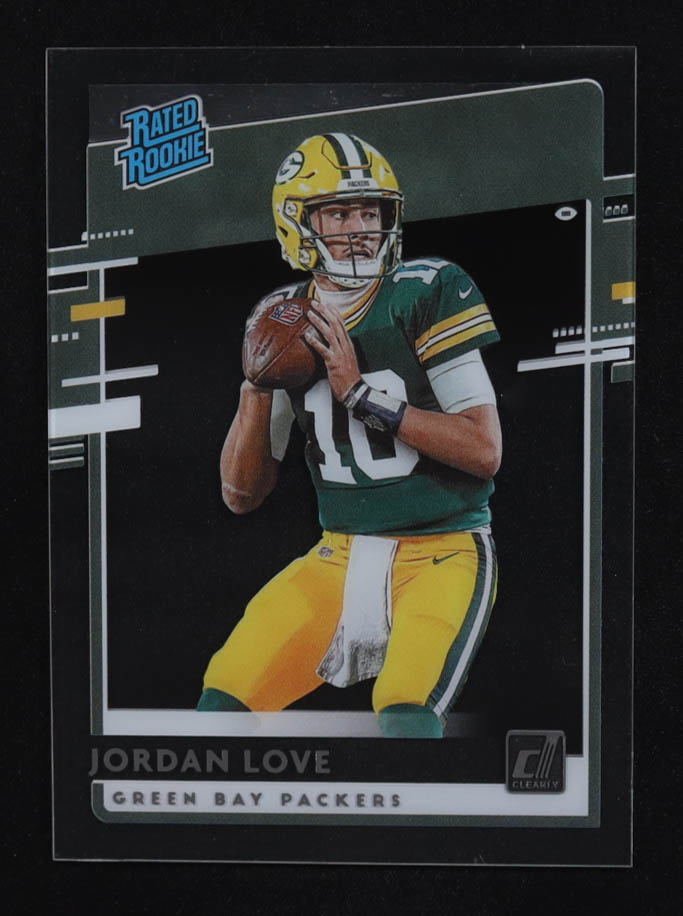 Jordan Love 2020 Donruss Clearly Rated Rookies #4 RC at PristineAuction.com Jordan Love 2020 Donruss Clearly Rated Rookies #4 RC at PristineAuction.com