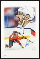 Alexander Ovechkin Signed Capitals 12x18 Numbered Lithograph (JSA) at PristineAuction.com