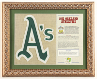 Oakland Athletics Custom Framed Commemorative Patch Display at PristineAuction.com