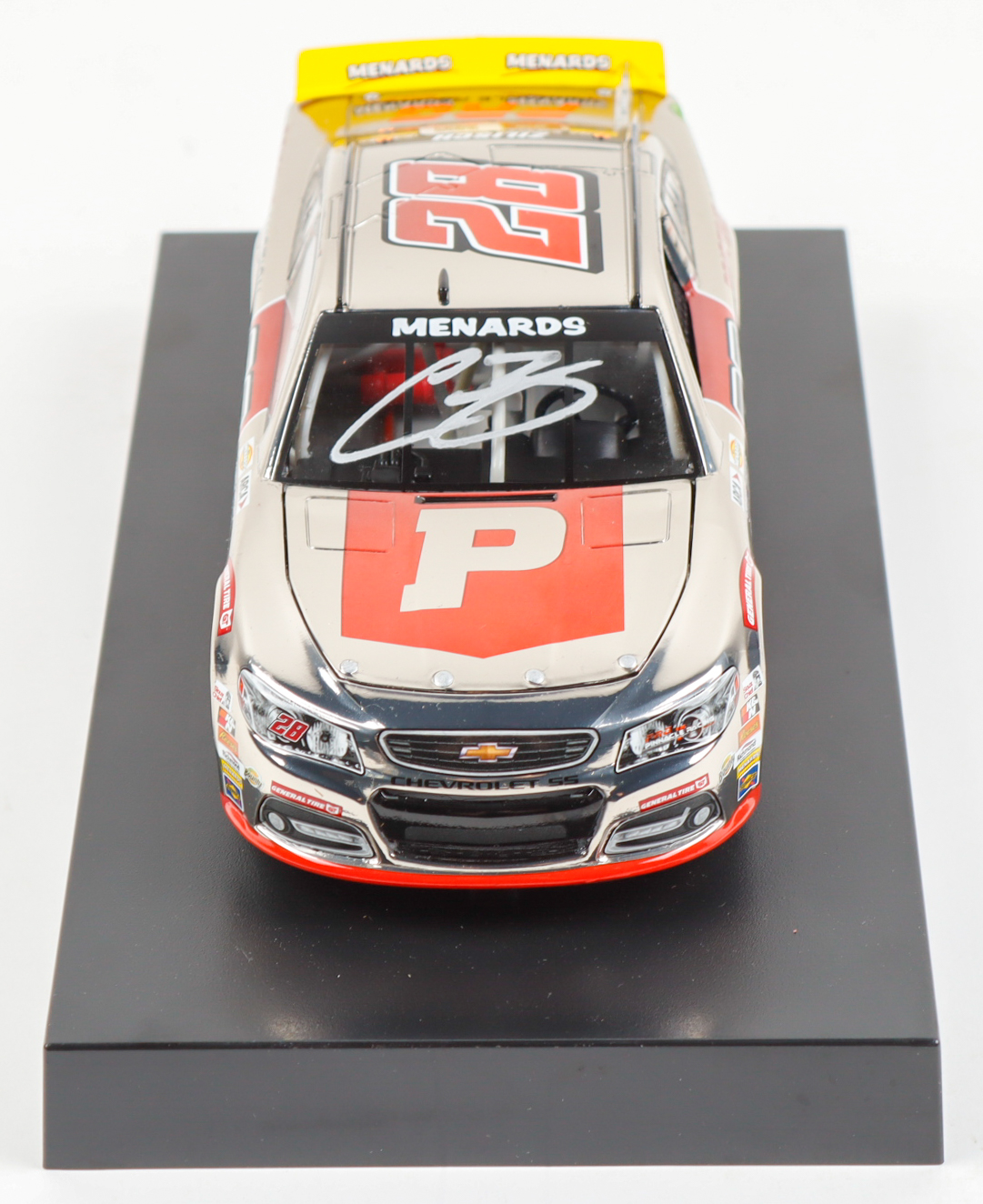 Connor Zilisch Signed 2024 #28 Pristine Auction Chevrolet SS Color Chrome | 1:24 Diecast Car (PA) at PristineAuction.com Connor Zilisch Signed 2024 #28 Pristine Auction Chevrolet SS Color Chrome | 1:24 Diecast Car (PA) at PristineAuction.com
