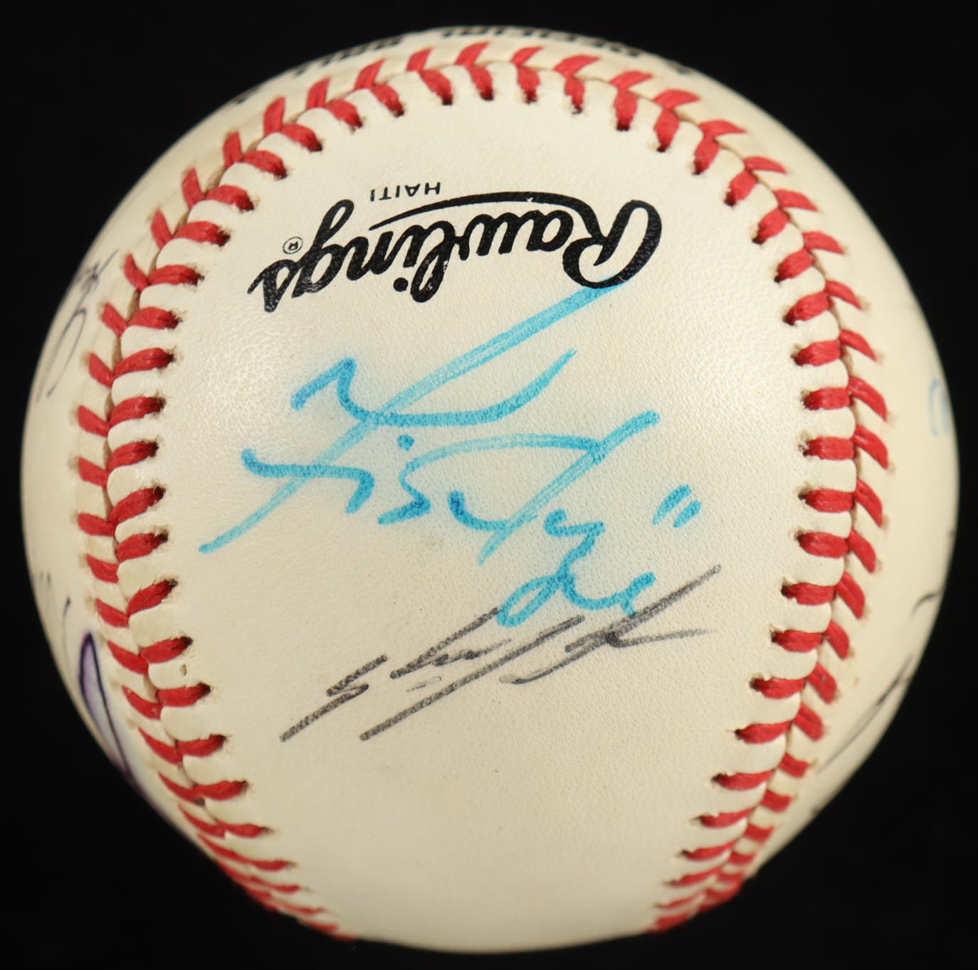 1989 Cubs ONL Baseball Signed by (13) with Andre Dawson, Dwight Smith, Mark Grace, Jeff Pico (Beckett) at PristineAuction.com 1989 Cubs ONL Baseball Signed by (13) with Andre Dawson, Dwight Smith, Mark Grace, Jeff Pico (Beckett) at PristineAuction.com