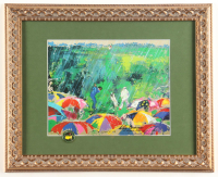 "Arnold Palmer At The Masters 1973" Custom Framed Leroy Neiman Art Display with Masters Pin at PristineAuction.com