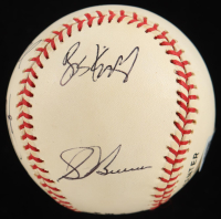 1989 Pirates ONL Baseball Signed by (5) with Barry Bonds, Bob Kipper, Sid Bream, RJ Reynolds (Beckett) at PristineAuction.com