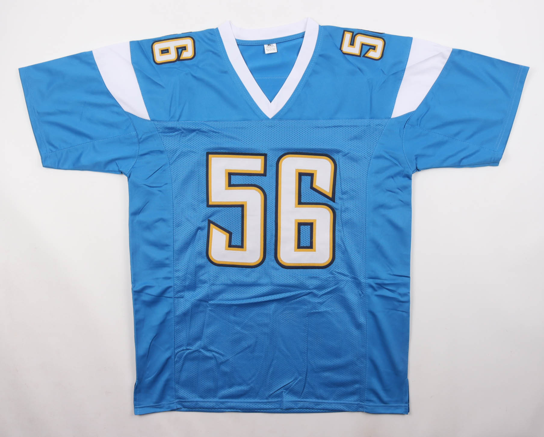 Shawne Merriman Signed Jersey (JSA) at PristineAuction.com Shawne Merriman Signed Jersey (JSA) at PristineAuction.com