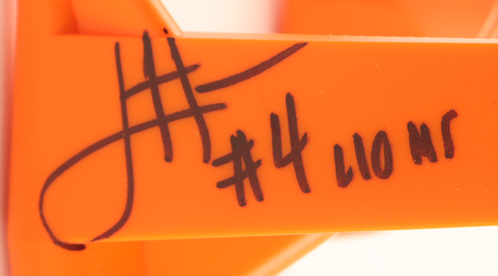 Jason Hanson Signed Kicking Tee Inscribed "Lions" (JSA) at PristineAuction.com Jason Hanson Signed Kicking Tee Inscribed "Lions" (JSA) at PristineAuction.com