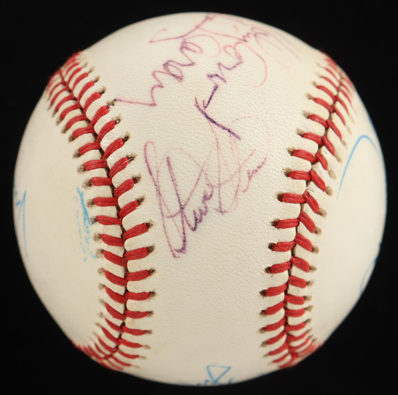 c. 1989 Baseball Notables ONL Baseball Signed by (9) with Tom Landry (NFL HOF), Andre Dawson, Harry Caray, Marge Schott (Beckett) at PristineAuction.com c. 1989 Baseball Notables ONL Baseball Signed by (9) with Tom Landry (NFL HOF), Andre Dawson, Harry Caray, Marge Schott (Beckett) at PristineAuction.com