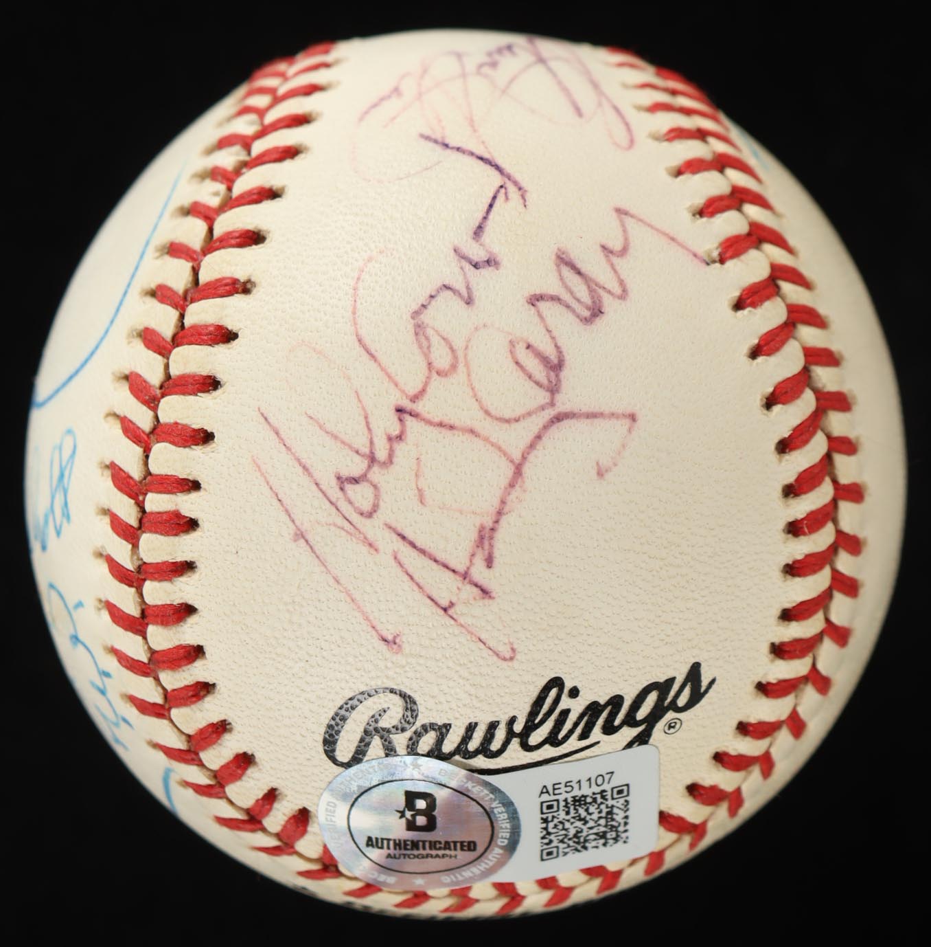 c. 1989 Baseball Notables ONL Baseball Signed by (9) with Tom Landry (NFL HOF), Andre Dawson, Harry Caray, Marge Schott (Beckett) at PristineAuction.com c. 1989 Baseball Notables ONL Baseball Signed by (9) with Tom Landry (NFL HOF), Andre Dawson, Harry Caray, Marge Schott (Beckett) at PristineAuction.com