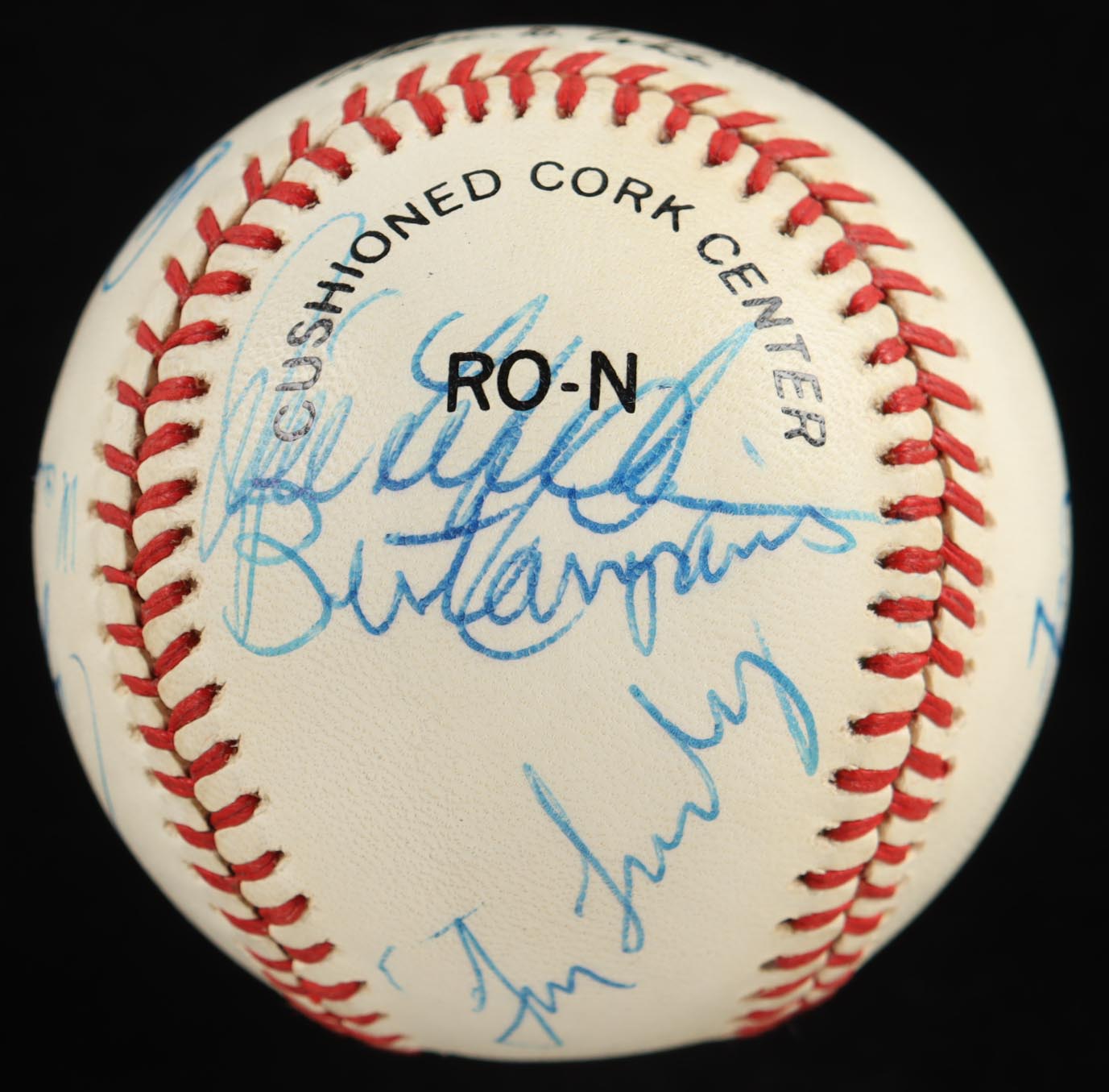 c. 1989 Baseball Notables ONL Baseball Signed by (9) with Tom Landry (NFL HOF), Andre Dawson, Harry Caray, Marge Schott (Beckett) at PristineAuction.com c. 1989 Baseball Notables ONL Baseball Signed by (9) with Tom Landry (NFL HOF), Andre Dawson, Harry Caray, Marge Schott (Beckett) at PristineAuction.com