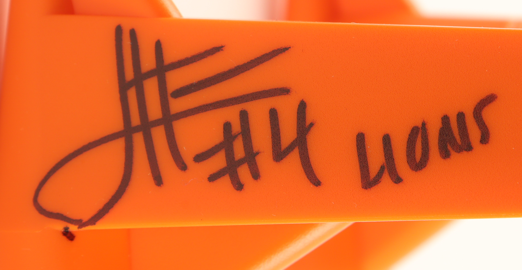 Jason Hanson Signed Kicking Tee Inscribed "Lions" (JSA) at PristineAuction.com Jason Hanson Signed Kicking Tee Inscribed "Lions" (JSA) at PristineAuction.com