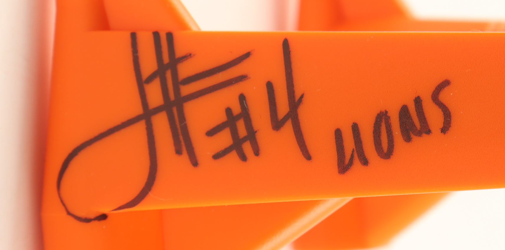 Jason Hanson Signed Kicking Tee Inscribed "Lions" (JSA) at PristineAuction.com Jason Hanson Signed Kicking Tee Inscribed "Lions" (JSA) at PristineAuction.com