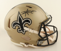 Alvin Kamara Signed Saints Full-Size Authentic On-Field Speed Helmet (Radtke) at PristineAuction.com