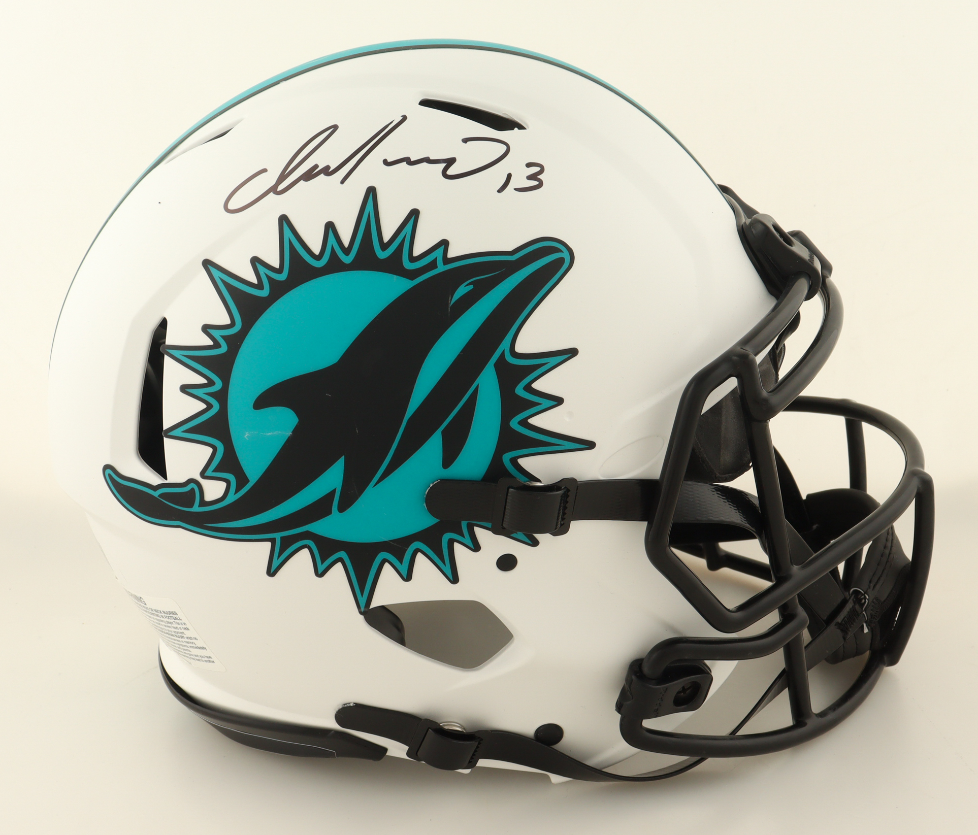 Dan Marino Signed Dolphins Full-Size Authentic On-Field Lunar Eclipse Alternate Speed Helmet (Beckett) at PristineAuction.com Dan Marino Signed Dolphins Full-Size Authentic On-Field Lunar Eclipse Alternate Speed Helmet (Beckett) at PristineAuction.com
