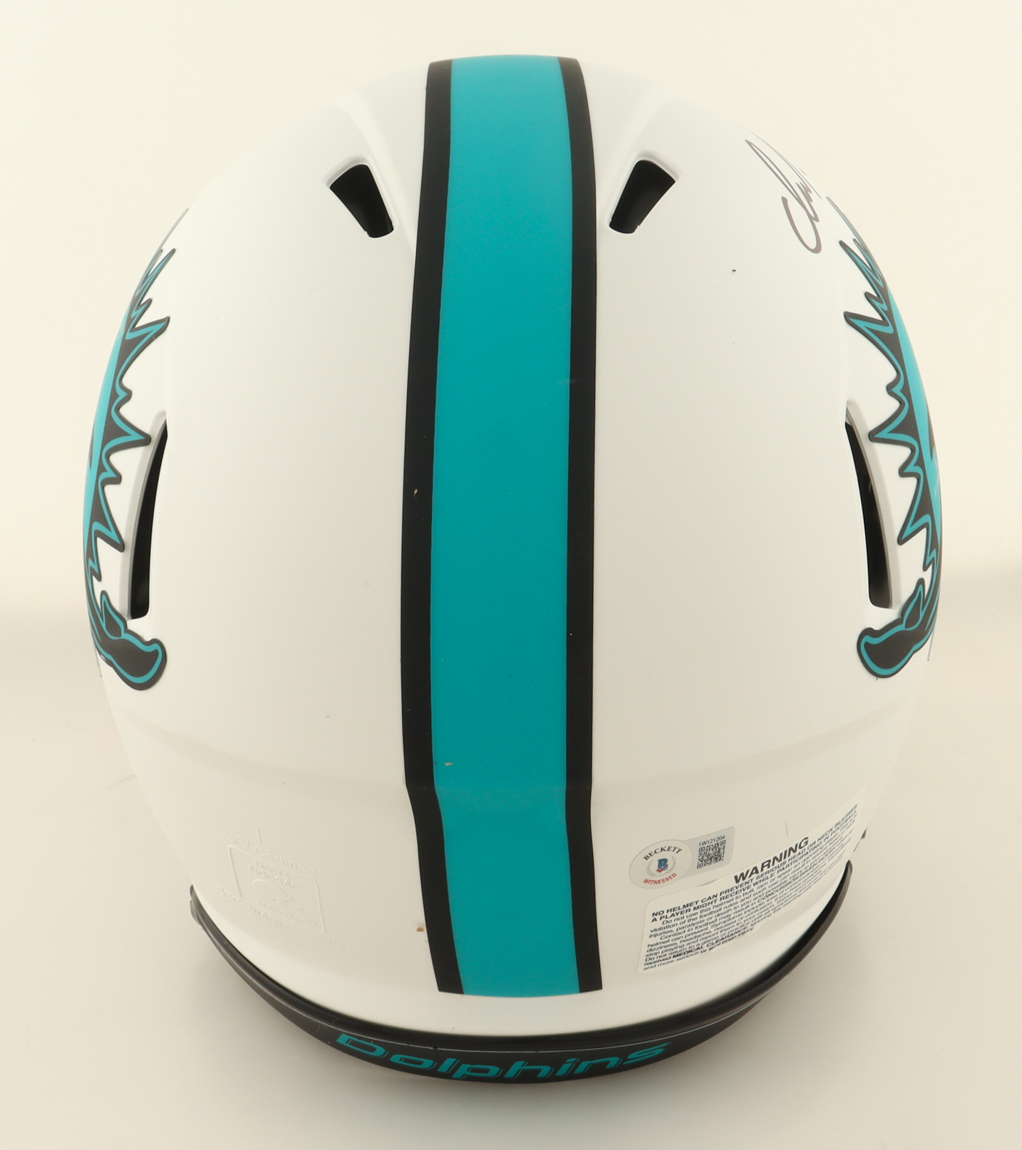 Dan Marino Signed Dolphins Full-Size Authentic On-Field Lunar Eclipse Alternate Speed Helmet (Beckett) at PristineAuction.com Dan Marino Signed Dolphins Full-Size Authentic On-Field Lunar Eclipse Alternate Speed Helmet (Beckett) at PristineAuction.com