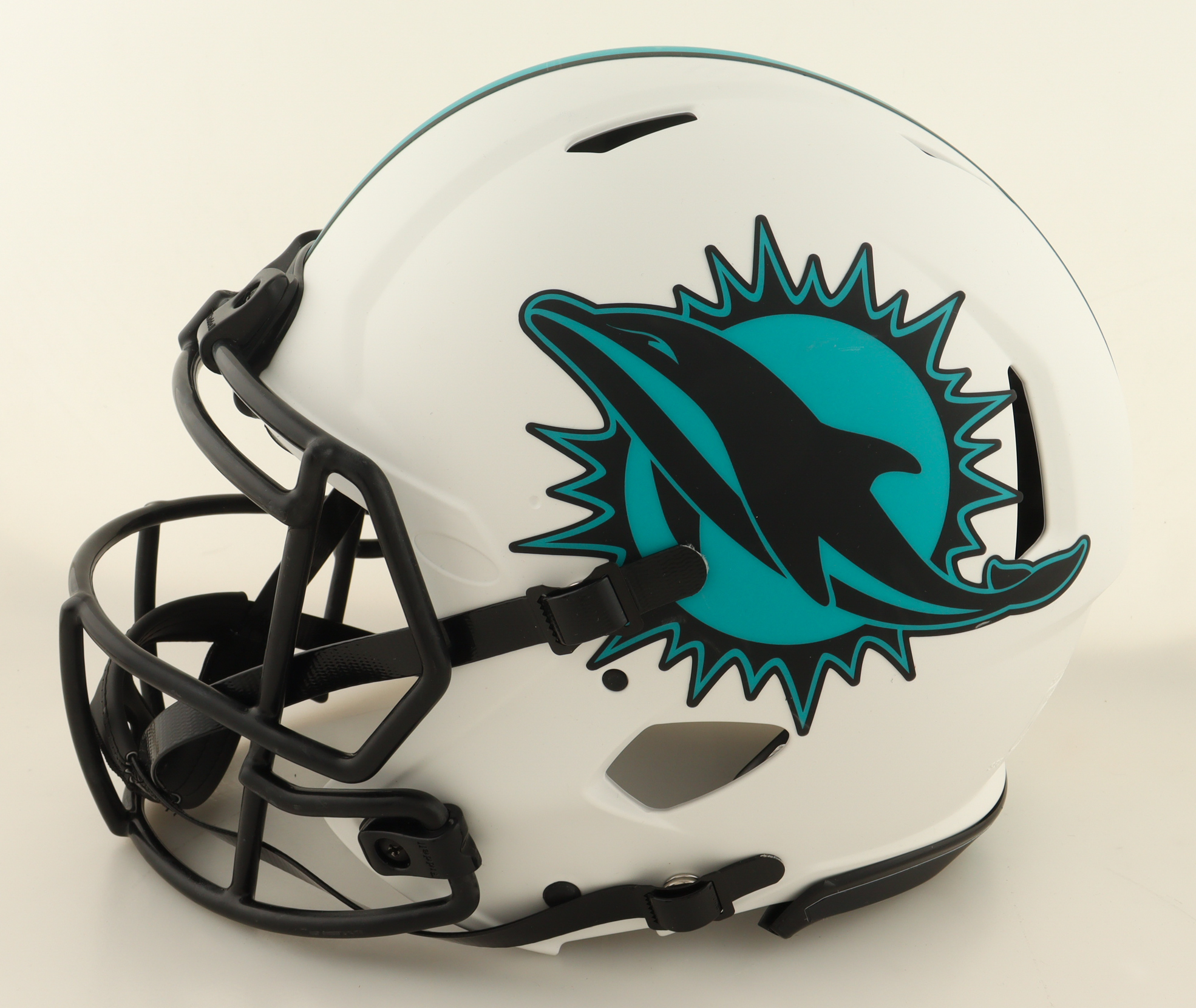 Dan Marino Signed Dolphins Full-Size Authentic On-Field Lunar Eclipse Alternate Speed Helmet (Beckett) at PristineAuction.com Dan Marino Signed Dolphins Full-Size Authentic On-Field Lunar Eclipse Alternate Speed Helmet (Beckett) at PristineAuction.com