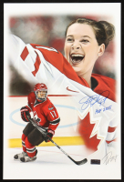 Jennifer Botterill Signed Team Canada 12x18 Numbered Lithograph Inscribed "HOF 2025" (Premium) at PristineAuction.com