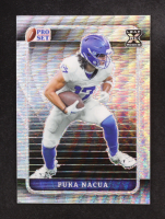 Puka Nacua 2023 Leaf Pro Set Metal Wave Silver #92 #4/7 RC at PristineAuction.com