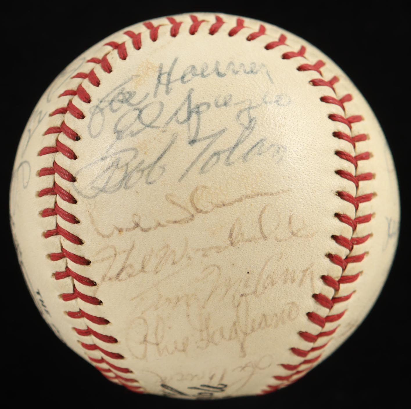 NL Greats ONL Baseball Signed by (26) with Lou Brock, Orlando Cepeda, Red Schoendienst, Ed Brunel (Beckett) at PristineAuction.com NL Greats ONL Baseball Signed by (26) with Lou Brock, Orlando Cepeda, Red Schoendienst, Ed Brunel (Beckett) at PristineAuction.com