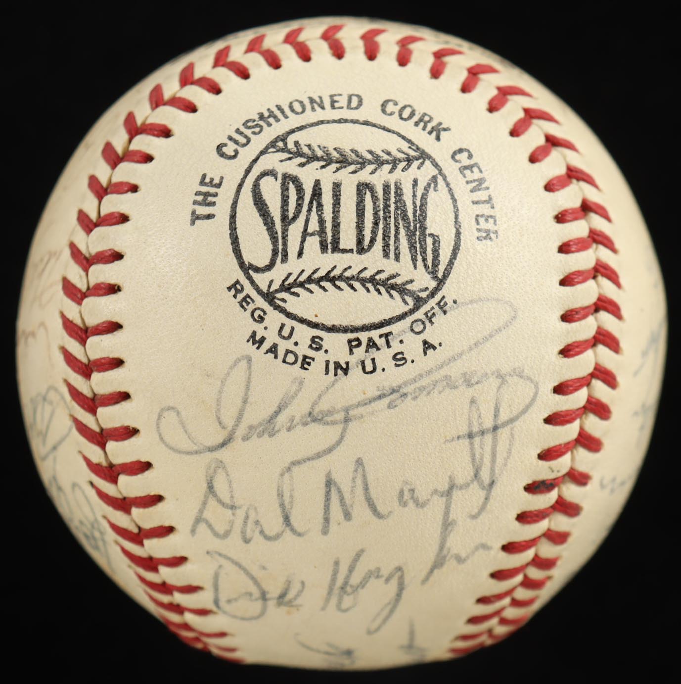 NL Greats ONL Baseball Signed by (26) with Lou Brock, Orlando Cepeda, Red Schoendienst, Ed Brunel (Beckett) at PristineAuction.com NL Greats ONL Baseball Signed by (26) with Lou Brock, Orlando Cepeda, Red Schoendienst, Ed Brunel (Beckett) at PristineAuction.com