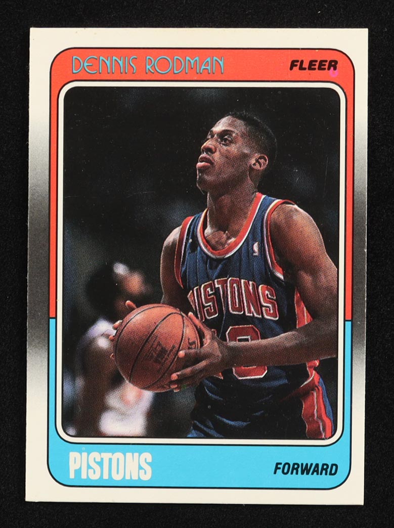Dennis Rodman 1988 Fleer #43 RC at PristineAuction.com Dennis Rodman 1988 Fleer #43 RC at PristineAuction.com