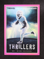 Tyreek Hill 2023 Rookies and Stars Thrillers Pink #19 #16/75 at PristineAuction.com