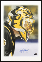 Andy Moog Signed Bruins 12x18 Numbered Lithograph (SportAuthentix) at PristineAuction.com