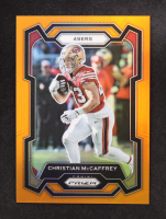 Christian McCaffrey 2023 Panini Prizm Prizms Orange #267 #176/249 at PristineAuction.com